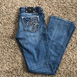 Miss me boot cut jeans size 28